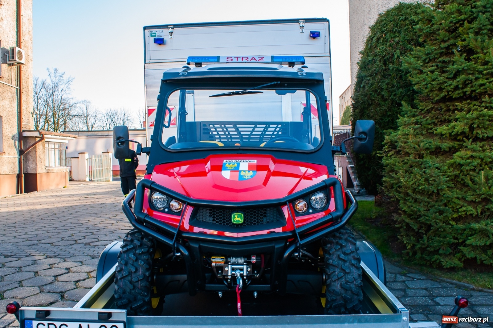 Zdjęcie w galerii na portalu naszraciborz.pl: Specjalistyczny quad trafił do komendy przy Reymonta [FOTO i WIDEO] wiadomości z regionu