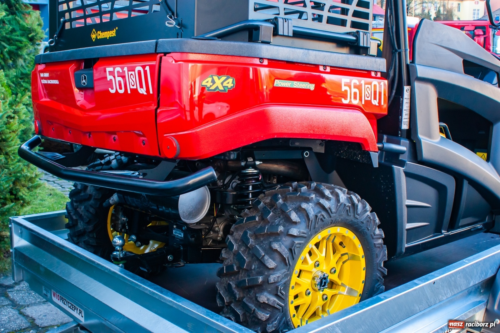 Zdjęcie w galerii na portalu naszraciborz.pl: Specjalistyczny quad trafił do komendy przy Reymonta [FOTO i WIDEO] wiadomości z regionu
