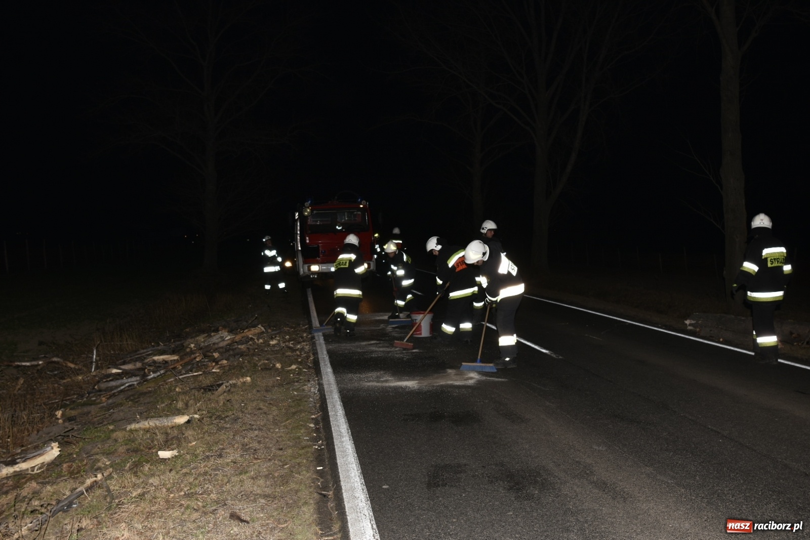 Zdjęcie w galerii na portalu naszraciborz.pl: Drzewo uszkodziło samochód na drodze Pietrowice Wielkie-Kietrz  wiadomości z regionu