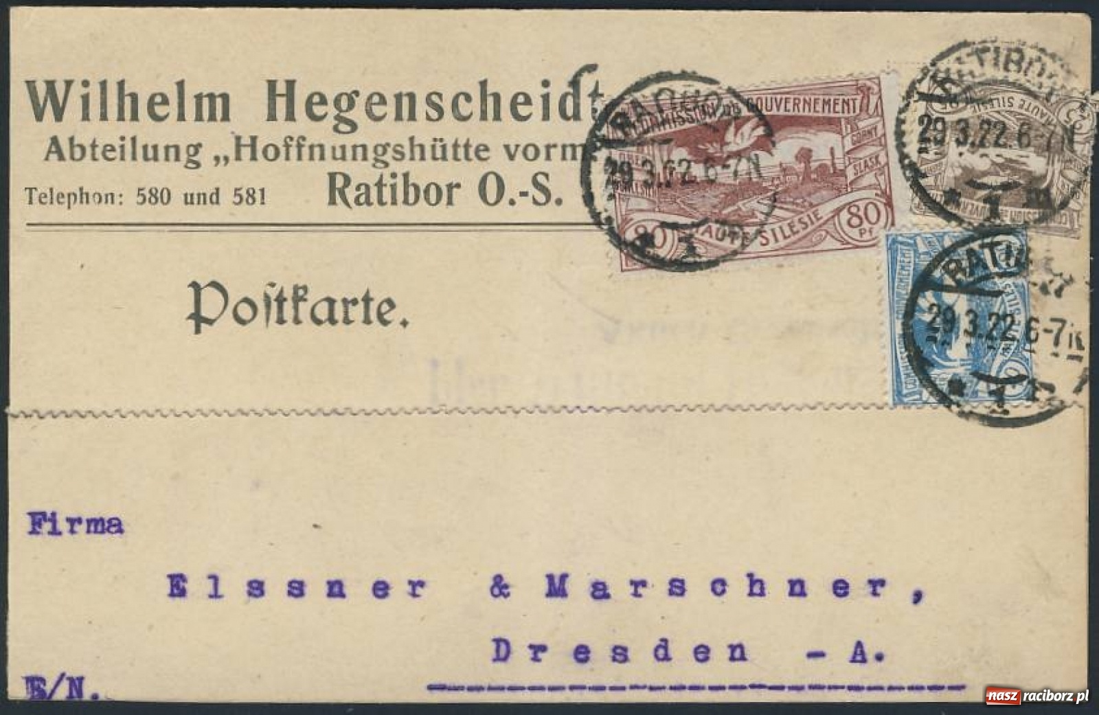 Zdjęcie w galerii na portalu naszraciborz.pl: 130 lat temu w Raciborzu powstała firma Hegenscheidt wiadomości z regionu