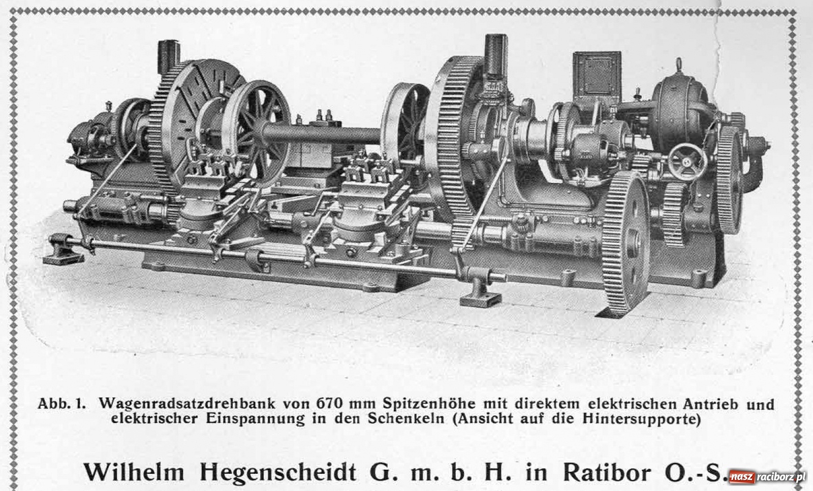 Zdjęcie w galerii na portalu naszraciborz.pl: 130 lat temu w Raciborzu powstała firma Hegenscheidt wiadomości z regionu