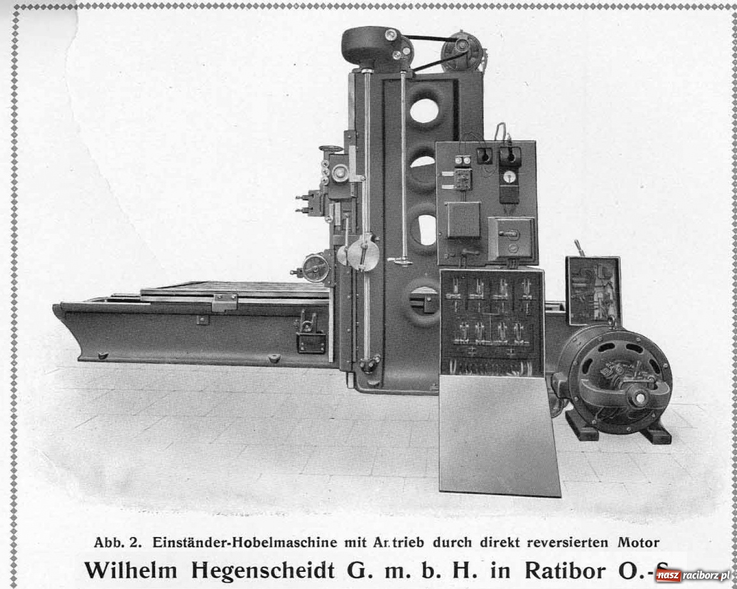 Zdjęcie w galerii na portalu naszraciborz.pl: 130 lat temu w Raciborzu powstała firma Hegenscheidt wiadomości z regionu