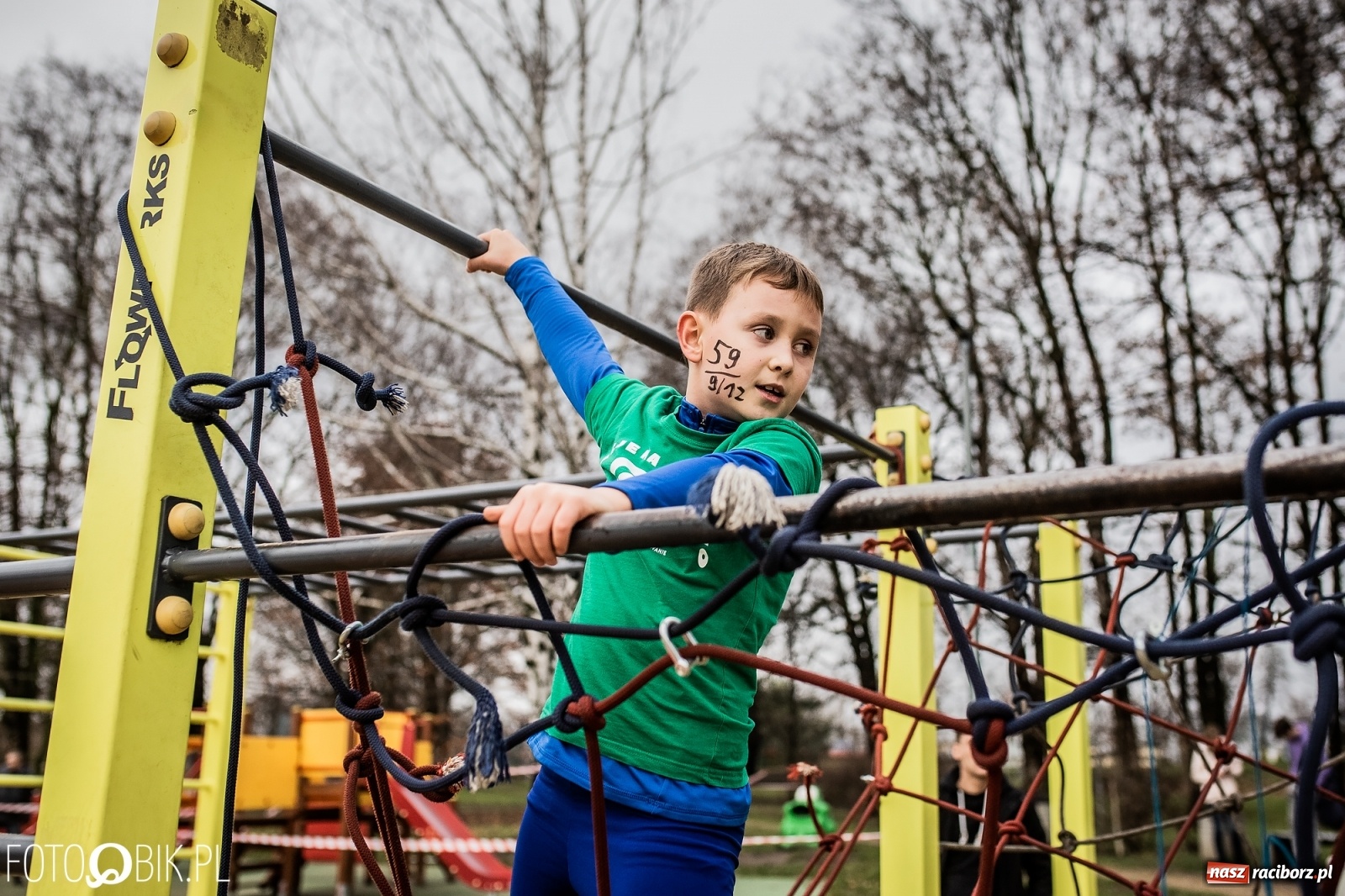 Zdjęcie w galerii na portalu naszraciborz.pl: Bieg przeszkodowy OCR dla dzieci na stadionie miejskim w Raciborzu wiadomości z regionu