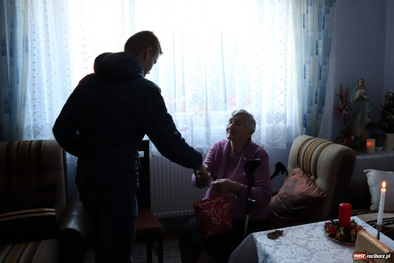 Zdjęcie w galerii na portalu naszraciborz.pl: Świąteczne odwiedziny w Sławikowie  wiadomości z regionu