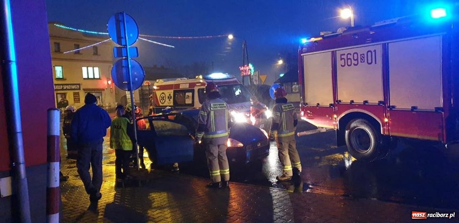 Zdjęcie w galerii na portalu naszraciborz.pl: Rano zawyły syreny. Akcja w Kuźni Raciborskiej  wiadomości z regionu