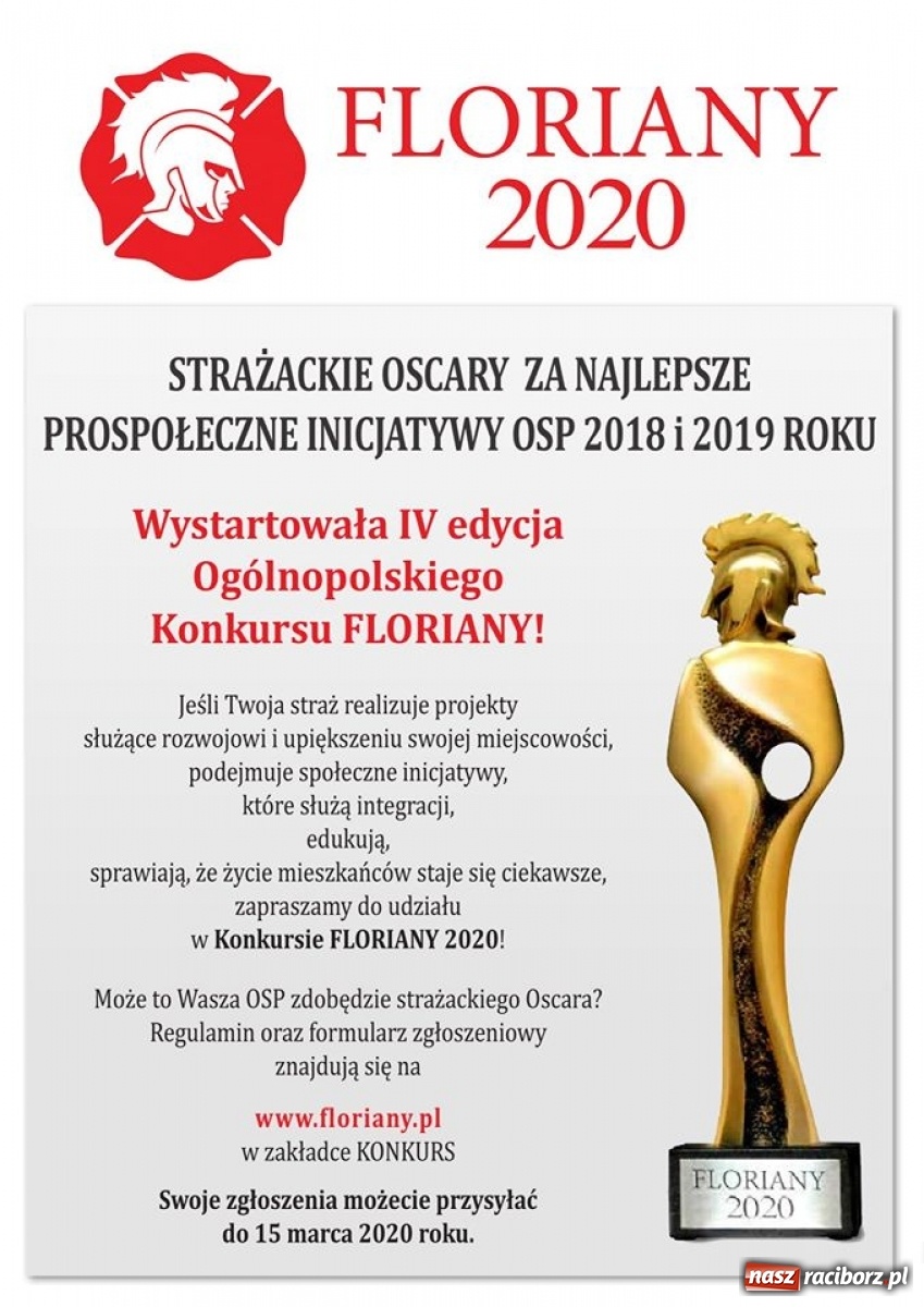 Zdjęcie w galerii na portalu naszraciborz.pl: Czwarta edycja strażackich Oscarów już wkrótce wiadomości z regionu