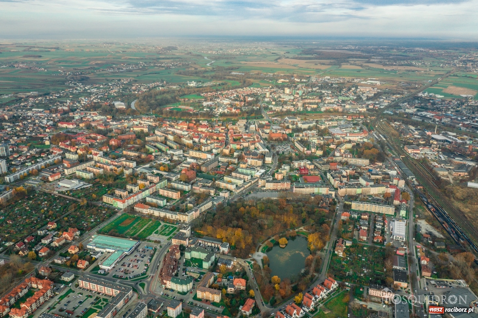 Zdjęcie w galerii na portalu naszraciborz.pl: Staw w parku Roth szybko wysycha! Racibórz cierpi przez suszę  wiadomości z regionu