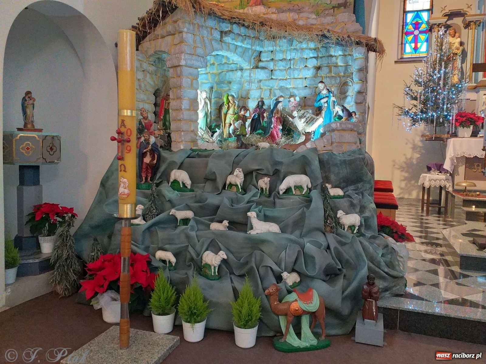 Zdjęcie w galerii na portalu naszraciborz.pl: Żywa szopka w Kobyli aż do Trzech Króli  wiadomości z regionu