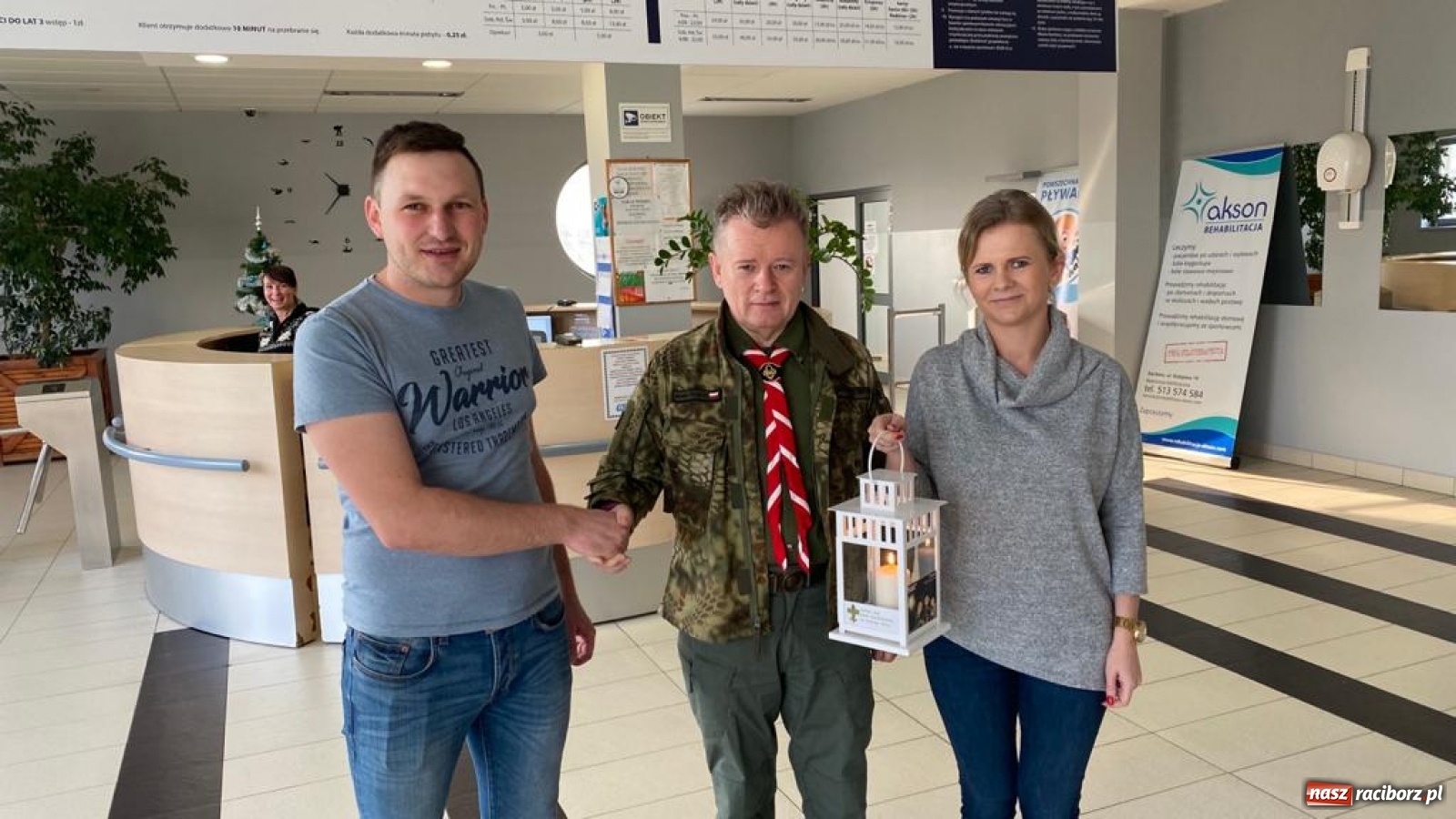 Zdjęcie w galerii na portalu naszraciborz.pl: Harcerze podsumowali sztafetę Betlejemskiego Światła Pokoju wiadomości z regionu