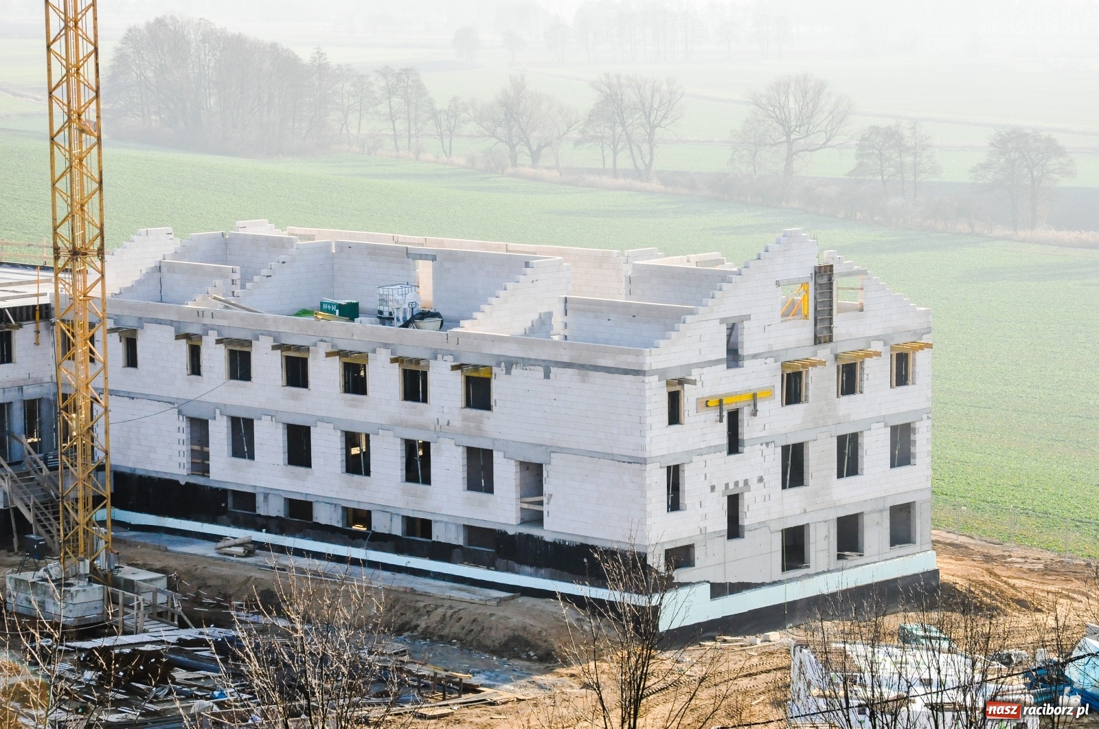 Zdjęcie w galerii na portalu naszraciborz.pl: Szybkie tempo budowy klasztoru w Pietrowicach Wielkich [FOTO i WIDEO] wiadomości z regionu
