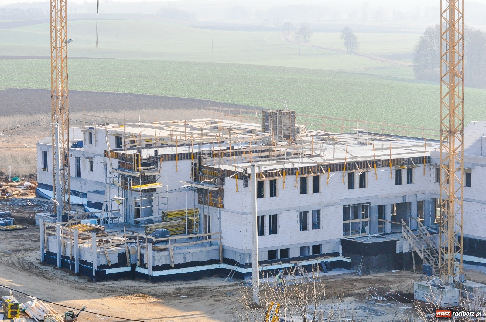 Zdjęcie w galerii na portalu naszraciborz.pl: Szybkie tempo budowy klasztoru w Pietrowicach Wielkich [FOTO i WIDEO] wiadomości z regionu