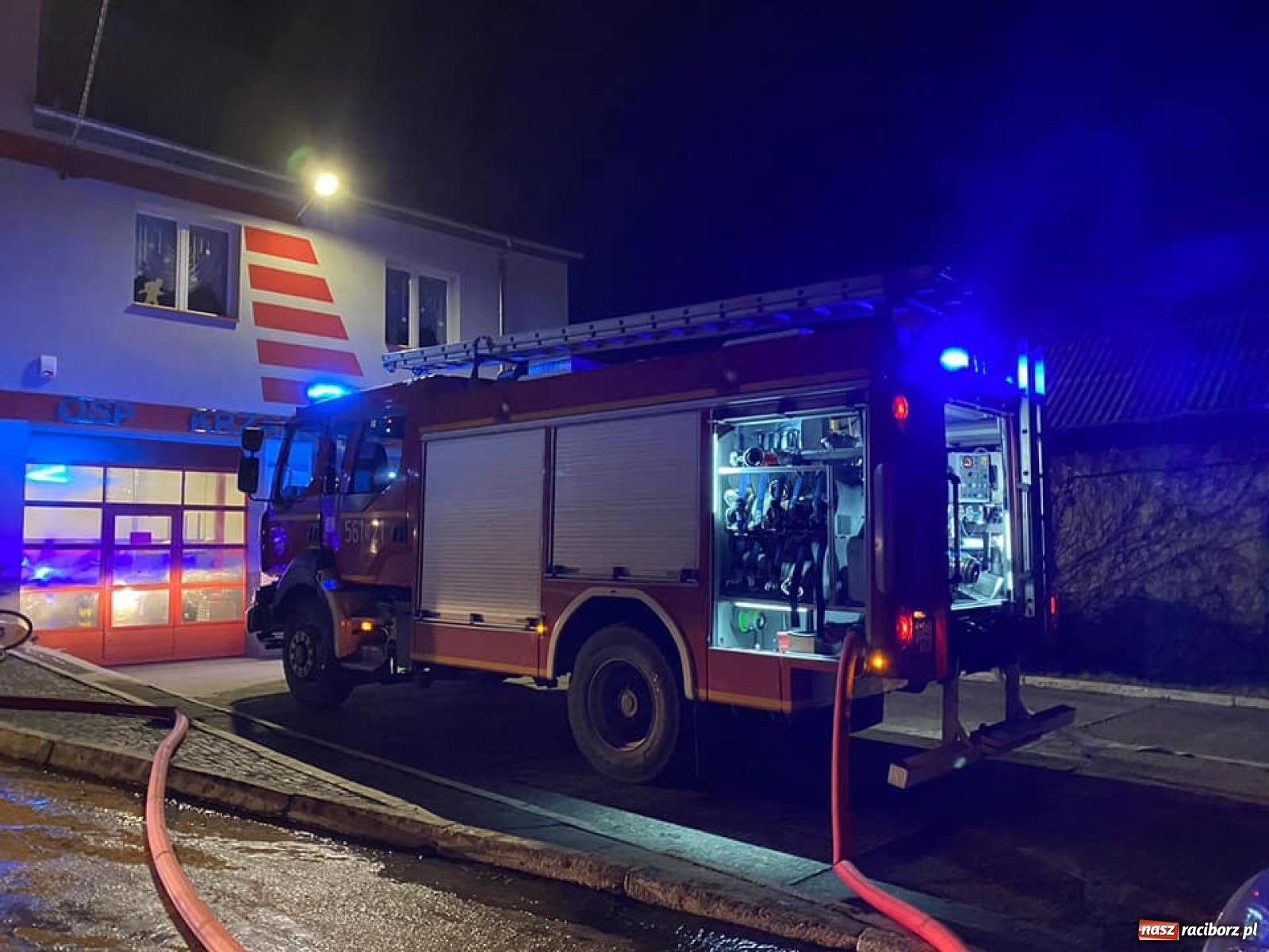Zdjęcie w galerii na portalu naszraciborz.pl: Nocny pożar w Krzanowicach [FOTO] wiadomości z regionu