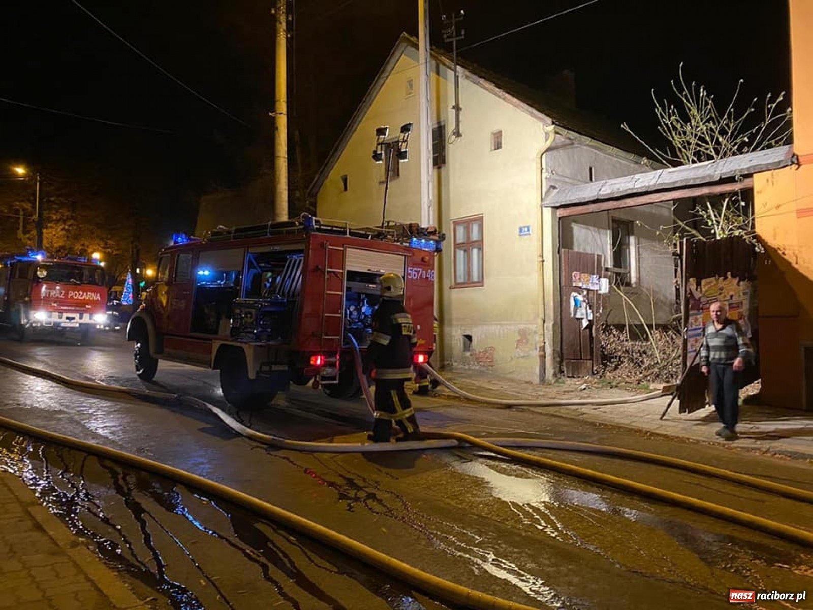 Zdjęcie w galerii na portalu naszraciborz.pl: Nocny pożar w Krzanowicach [FOTO] wiadomości z regionu