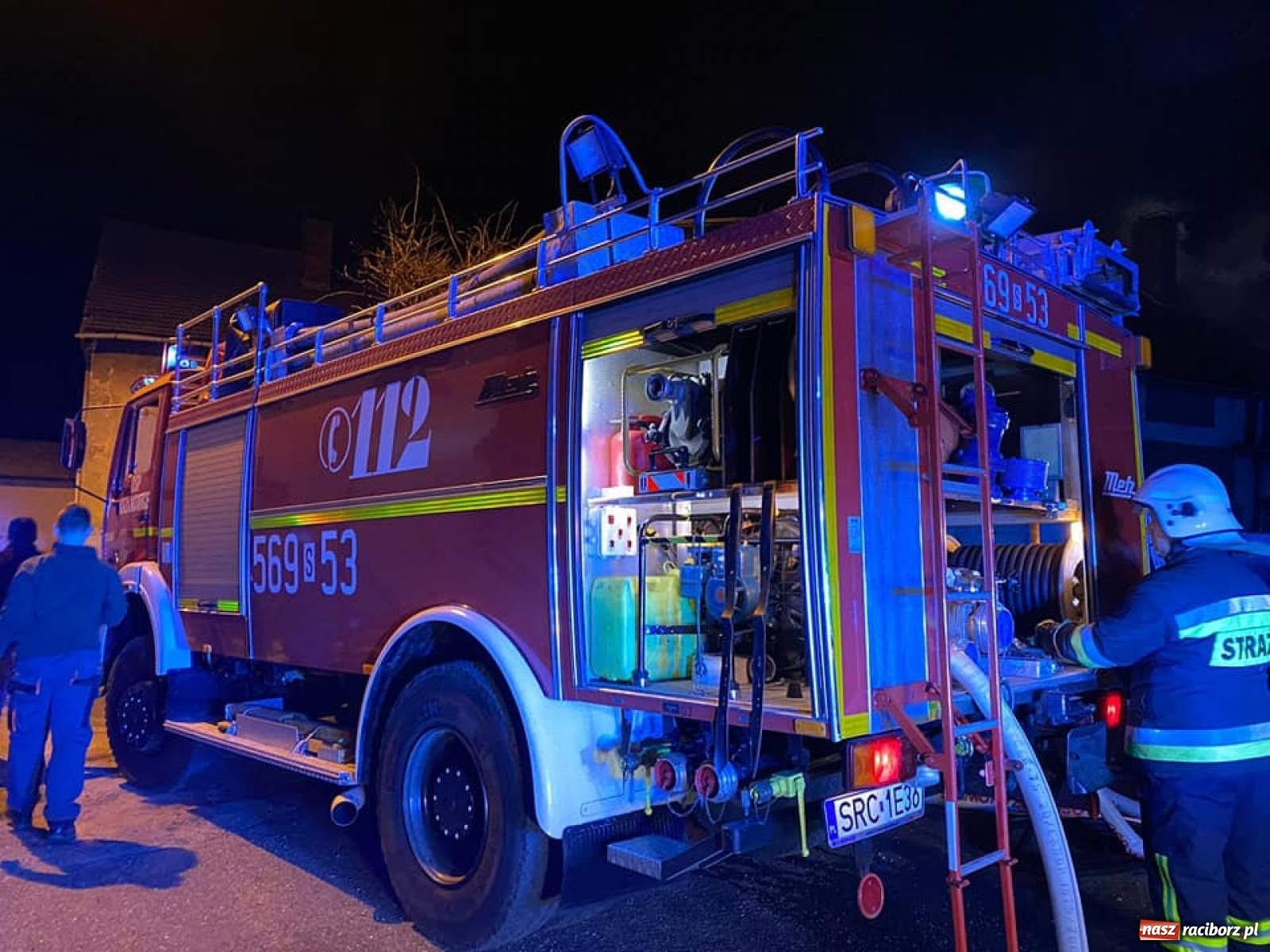 Zdjęcie w galerii na portalu naszraciborz.pl: Nocny pożar w Krzanowicach [FOTO] wiadomości z regionu