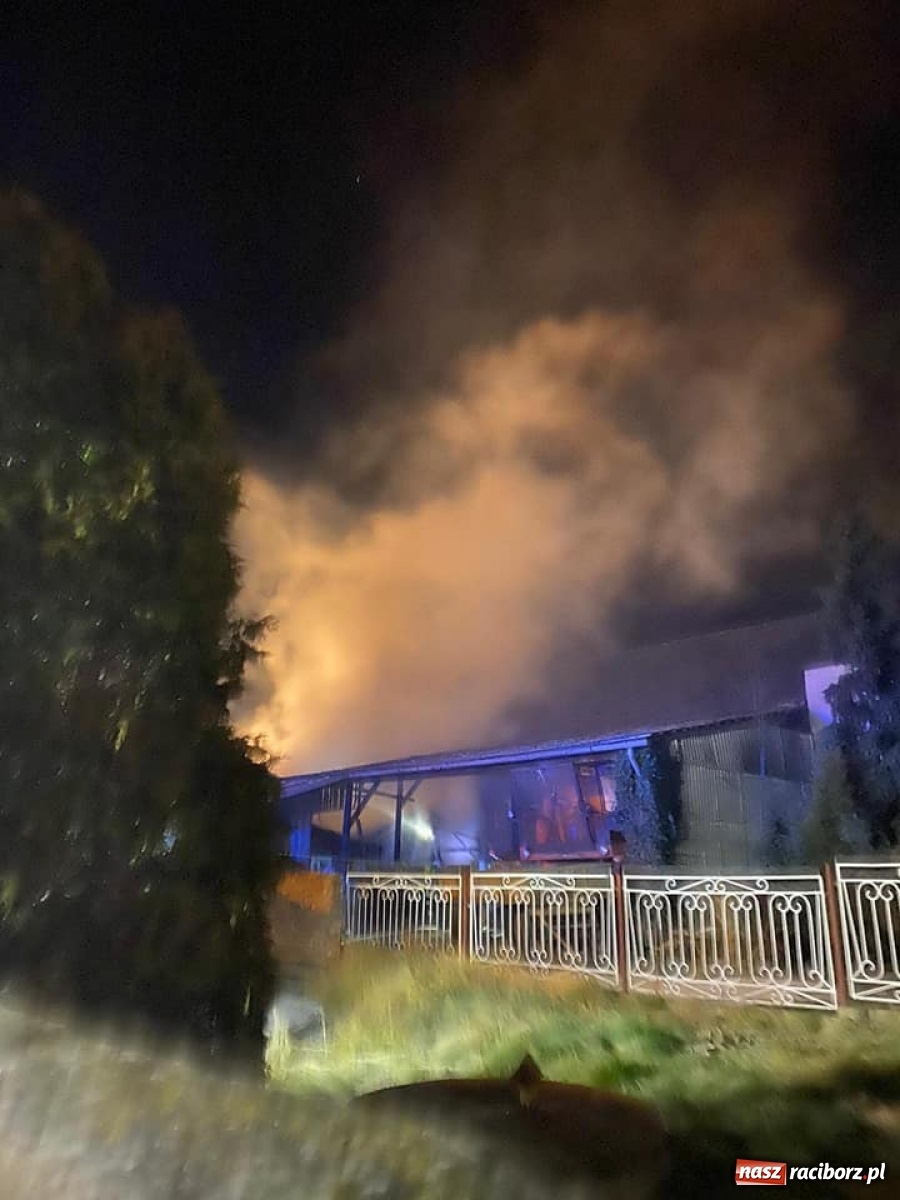 Zdjęcie w galerii na portalu naszraciborz.pl: Nocny pożar w Krzanowicach [FOTO] wiadomości z regionu