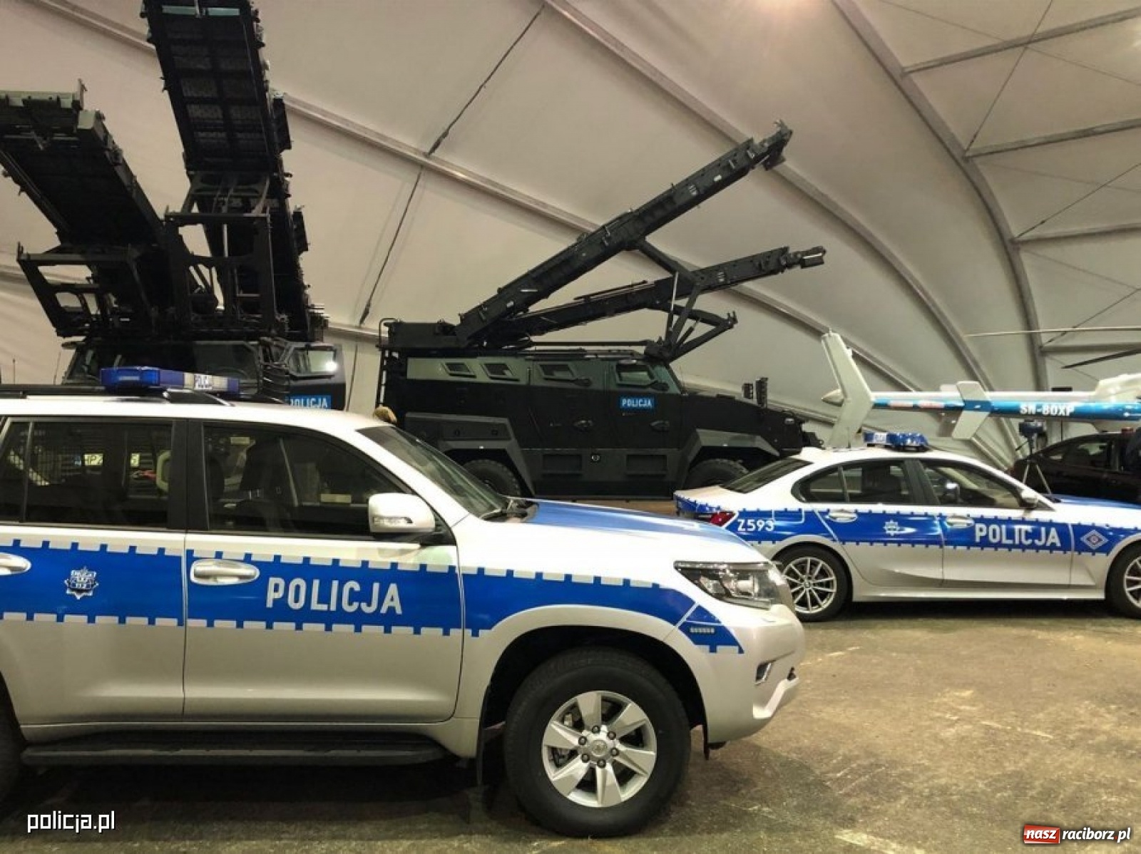 Zdjęcie w galerii na portalu naszraciborz.pl: Polska policja chwali się nowoczesnym sprzętem [FOTO i WIDEO] wiadomości z regionu