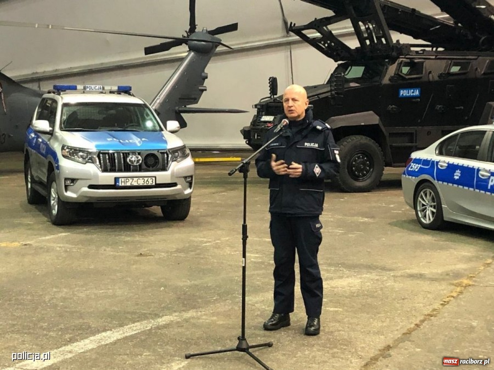 Zdjęcie w galerii na portalu naszraciborz.pl: Polska policja chwali się nowoczesnym sprzętem [FOTO i WIDEO] wiadomości z regionu