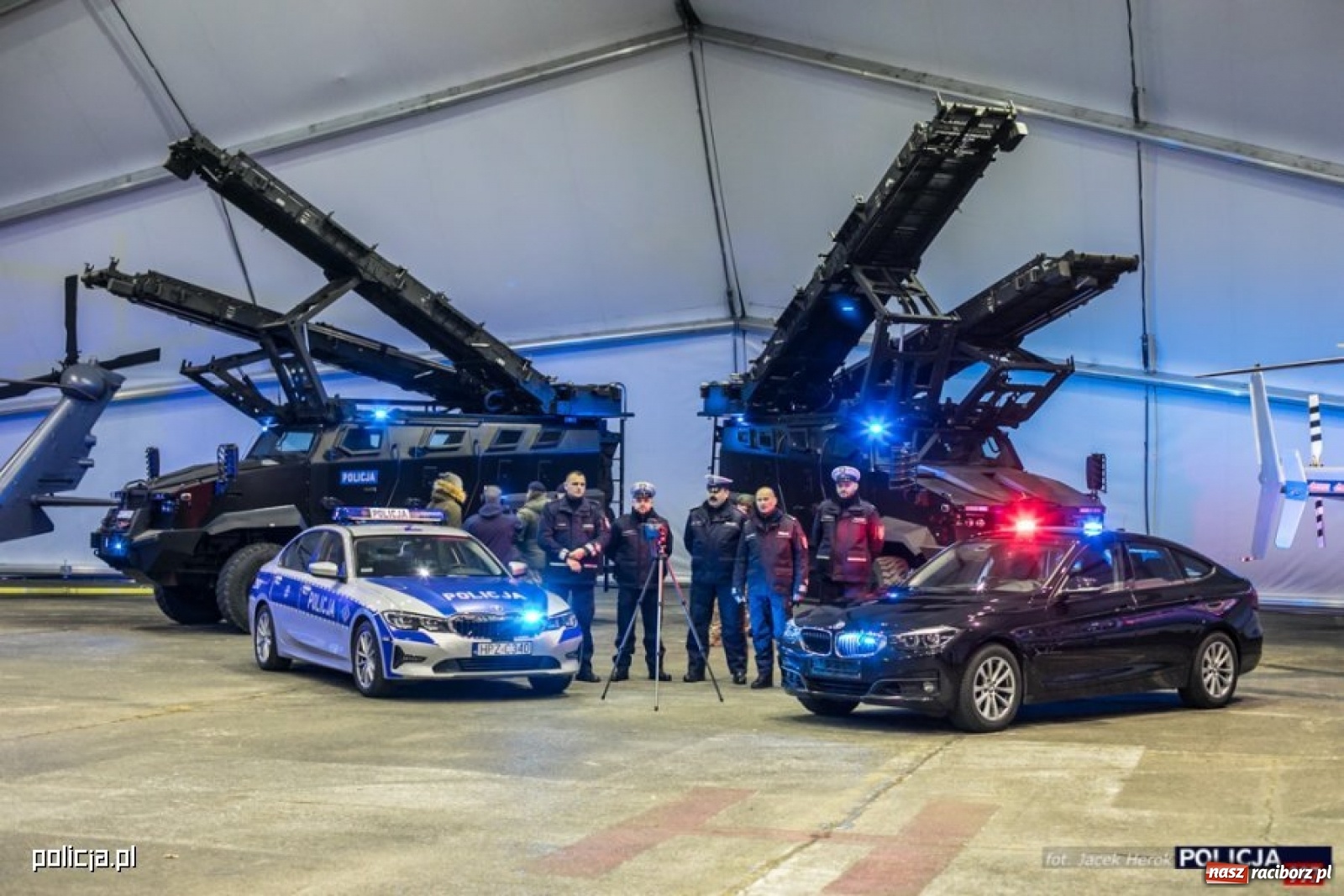 Zdjęcie w galerii na portalu naszraciborz.pl: Polska policja chwali się nowoczesnym sprzętem [FOTO i WIDEO] wiadomości z regionu