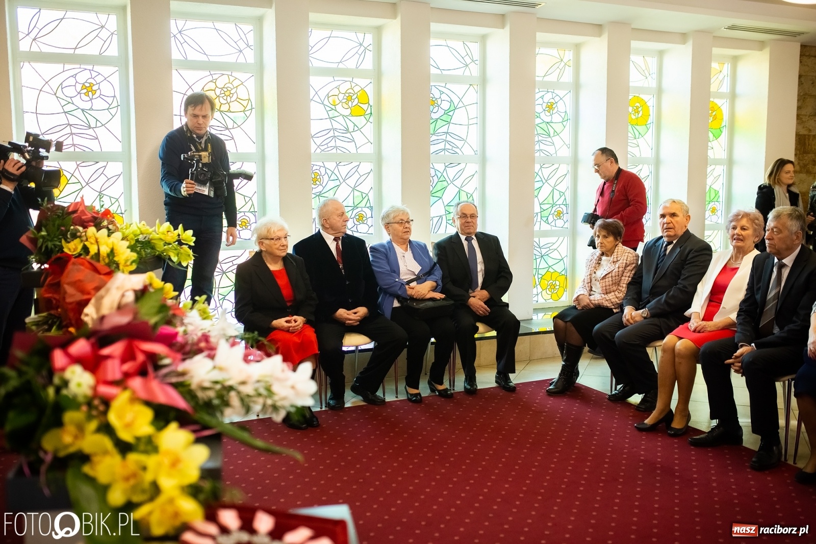 Zdjęcie w galerii na portalu naszraciborz.pl: Pół wieku razem. Złote gody w raciborskim USC [FOTO i WIDEO] wiadomości z regionu