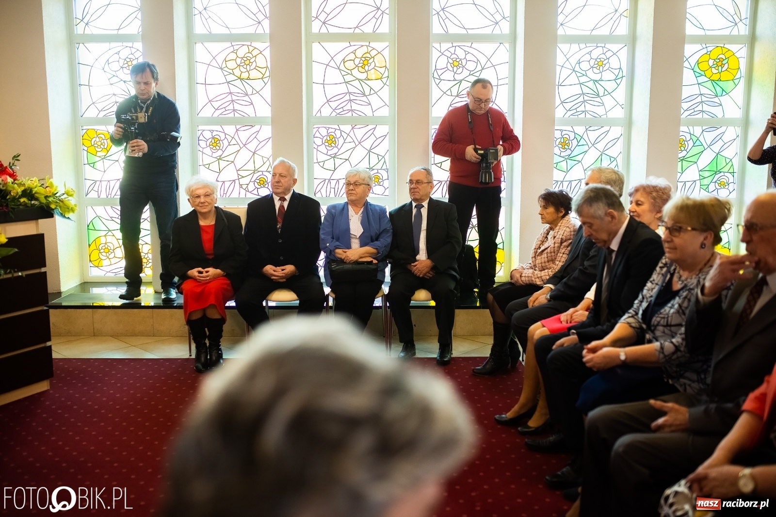 Zdjęcie w galerii na portalu naszraciborz.pl: Pół wieku razem. Złote gody w raciborskim USC [FOTO i WIDEO] wiadomości z regionu