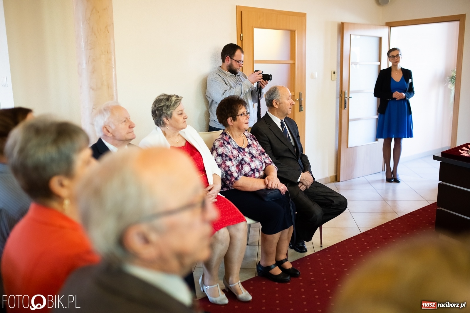 Zdjęcie w galerii na portalu naszraciborz.pl: Pół wieku razem. Złote gody w raciborskim USC [FOTO i WIDEO] wiadomości z regionu