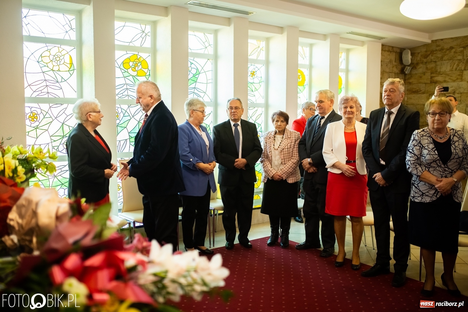 Zdjęcie w galerii na portalu naszraciborz.pl: Pół wieku razem. Złote gody w raciborskim USC [FOTO i WIDEO] wiadomości z regionu