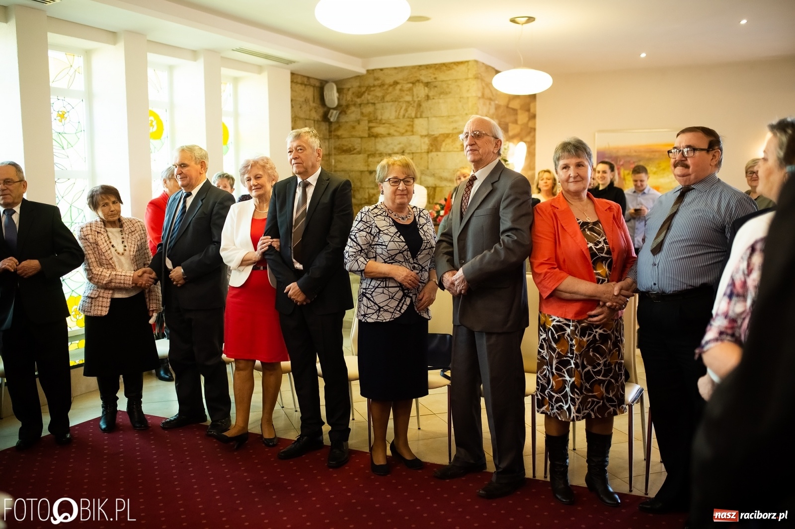 Zdjęcie w galerii na portalu naszraciborz.pl: Pół wieku razem. Złote gody w raciborskim USC [FOTO i WIDEO] wiadomości z regionu