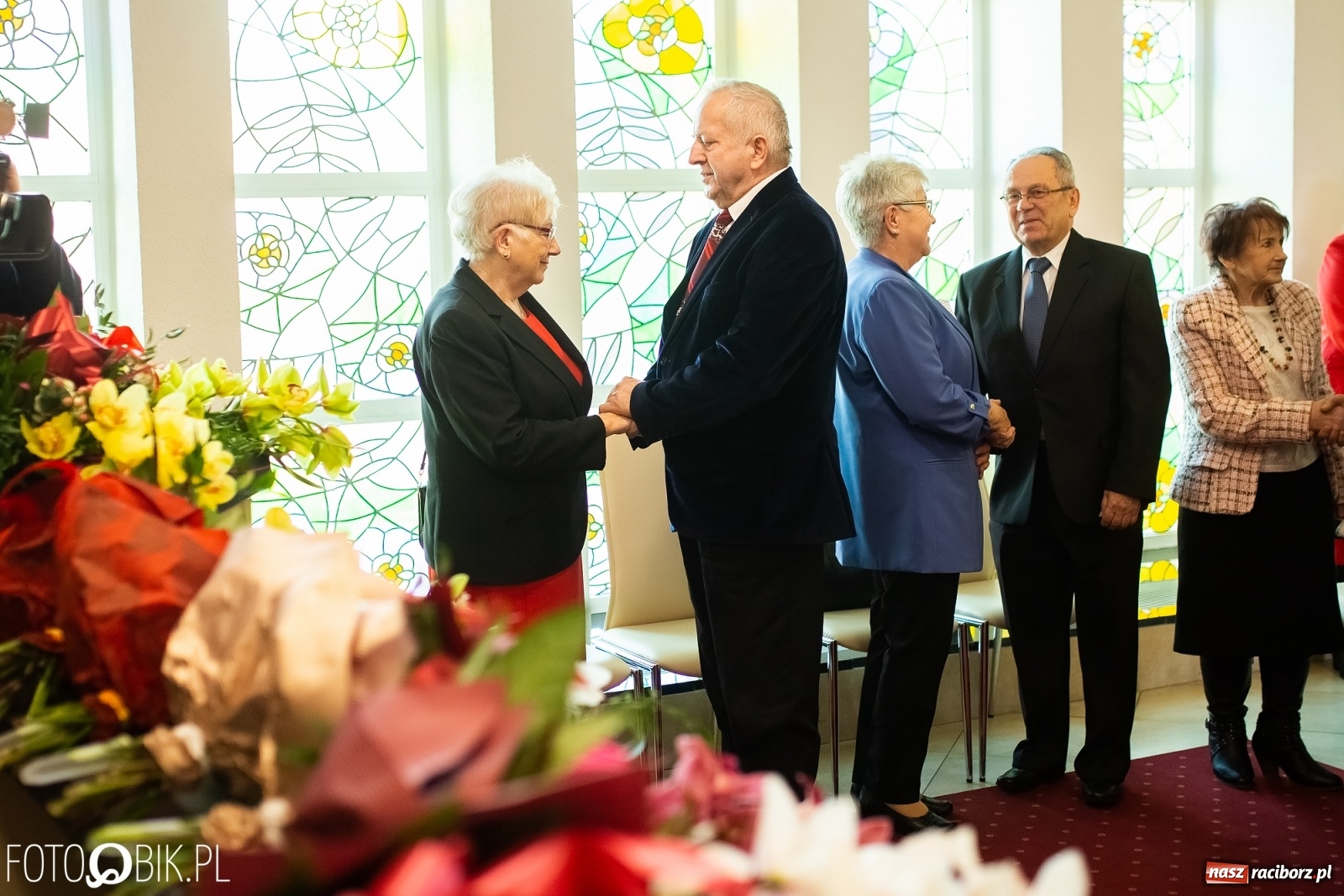 Zdjęcie w galerii na portalu naszraciborz.pl: Pół wieku razem. Złote gody w raciborskim USC [FOTO i WIDEO] wiadomości z regionu