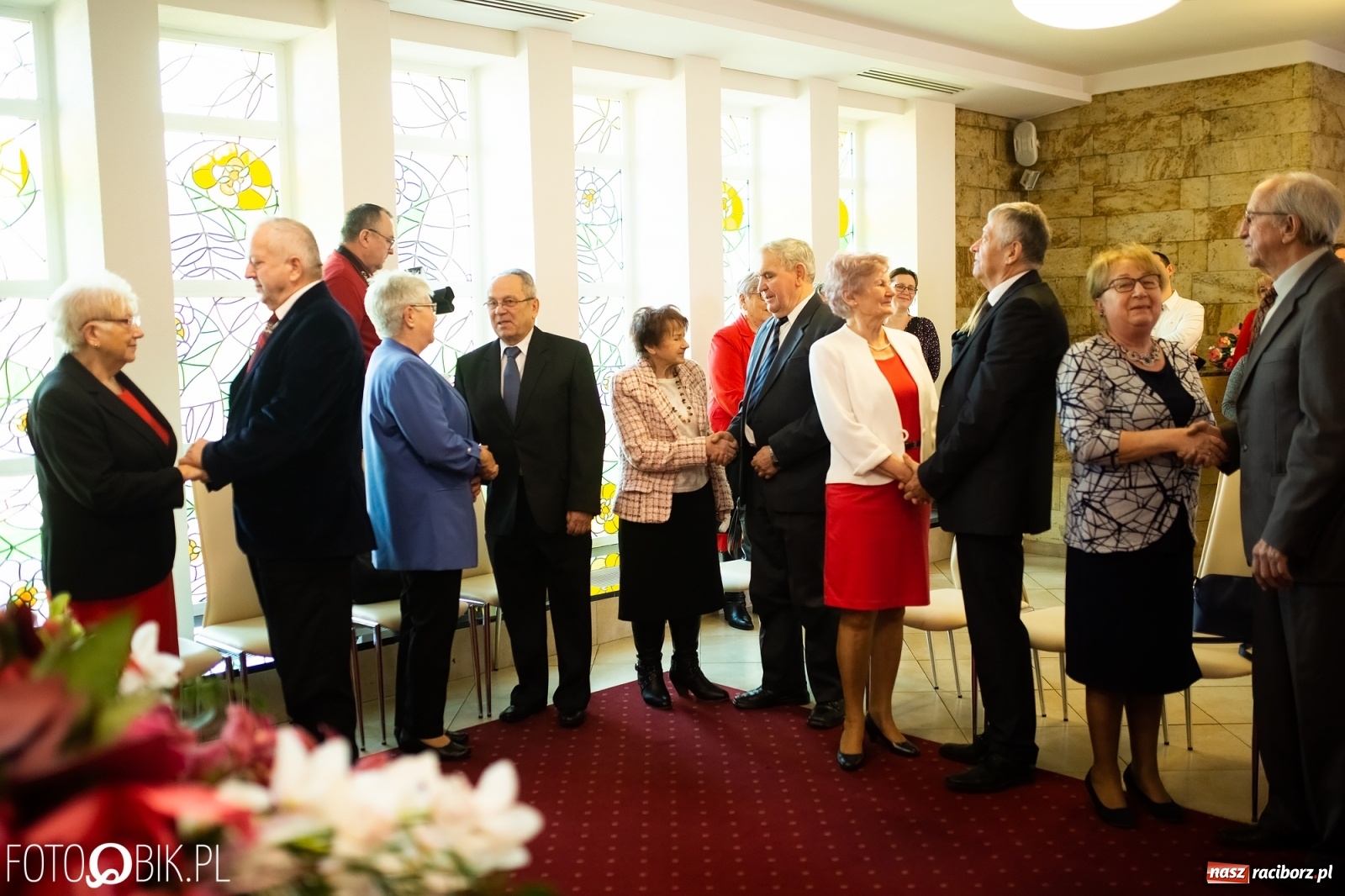 Zdjęcie w galerii na portalu naszraciborz.pl: Pół wieku razem. Złote gody w raciborskim USC [FOTO i WIDEO] wiadomości z regionu