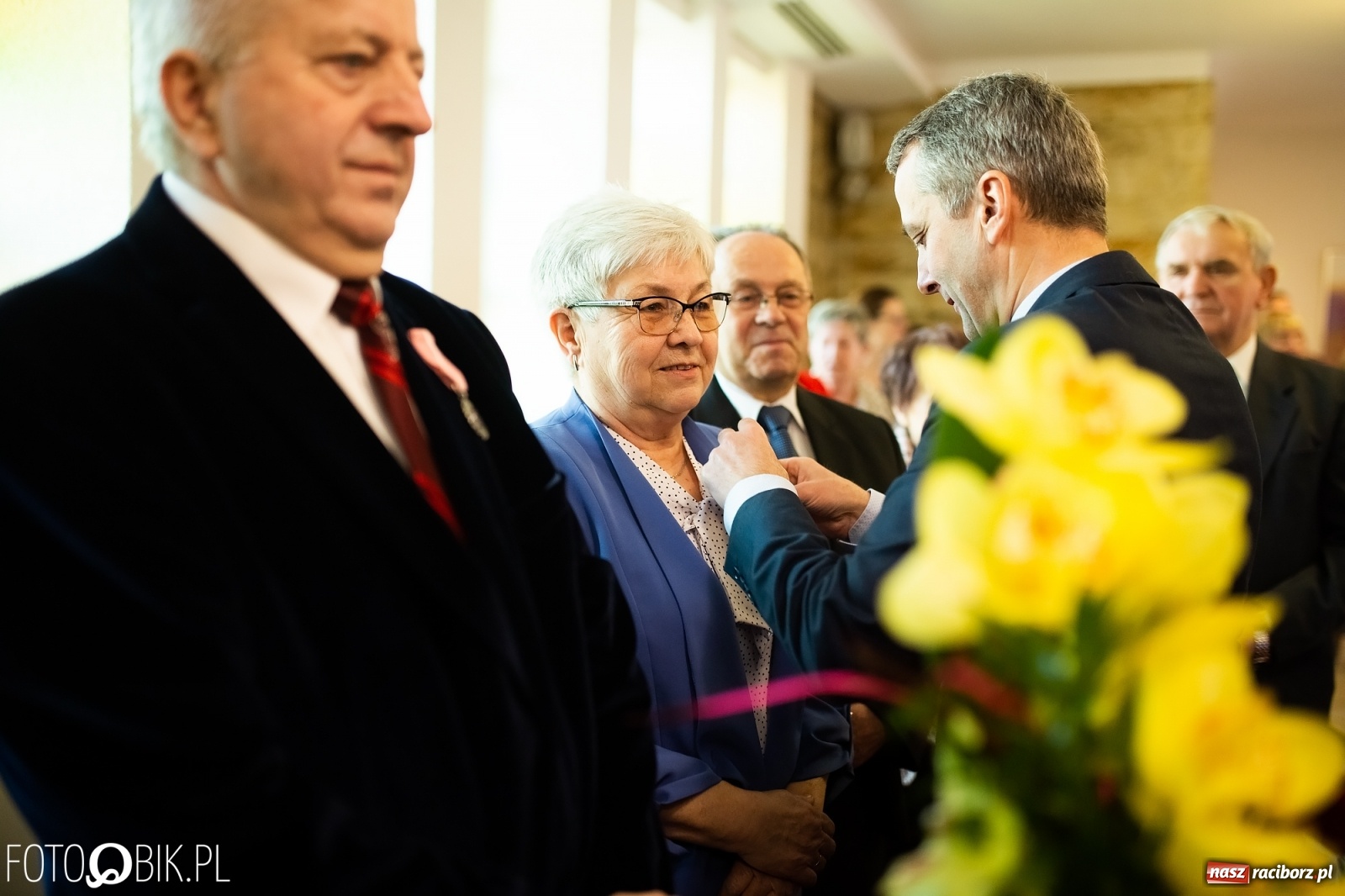 Zdjęcie w galerii na portalu naszraciborz.pl: Pół wieku razem. Złote gody w raciborskim USC [FOTO i WIDEO] wiadomości z regionu