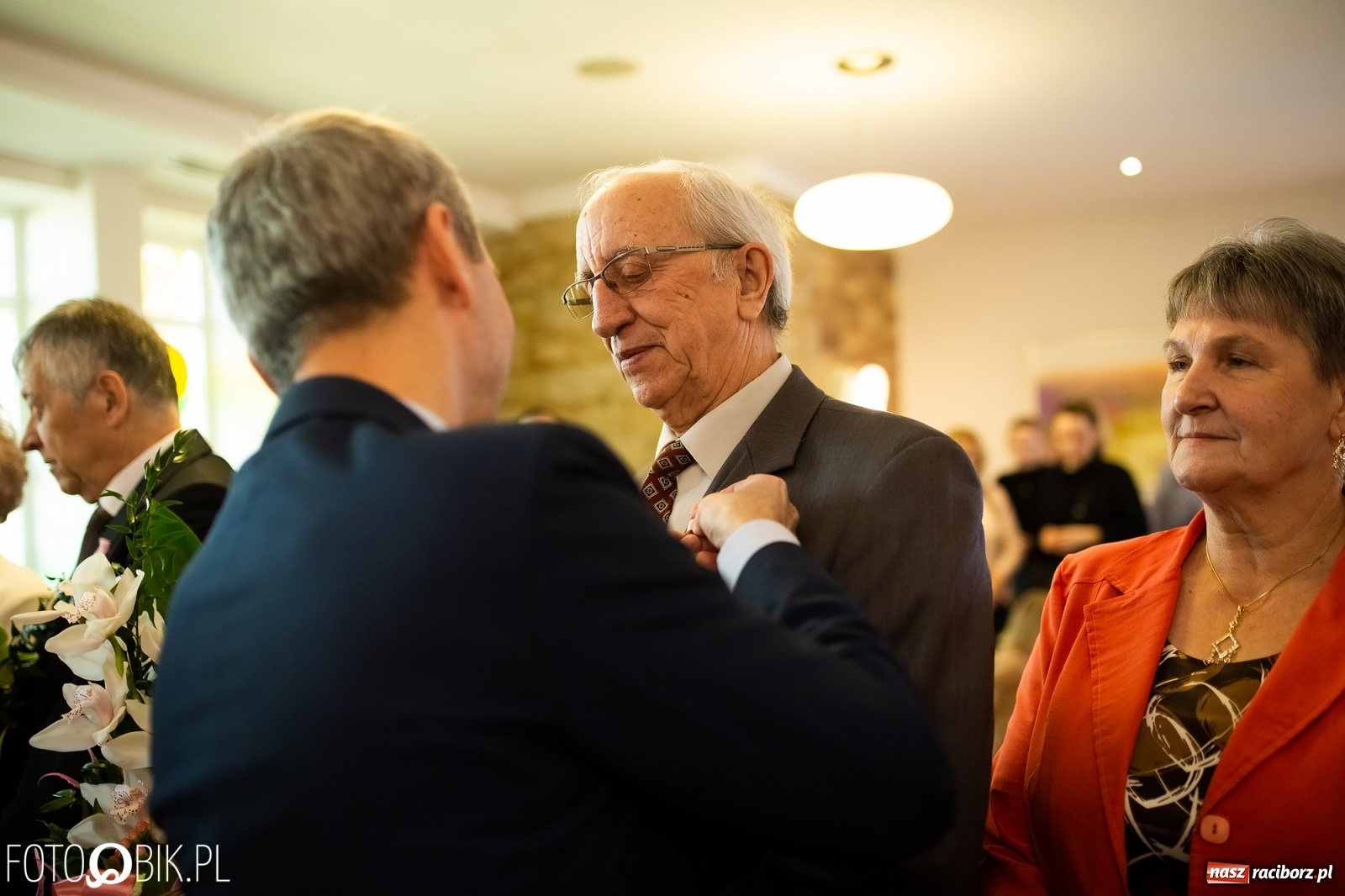 Zdjęcie w galerii na portalu naszraciborz.pl: Pół wieku razem. Złote gody w raciborskim USC [FOTO i WIDEO] wiadomości z regionu