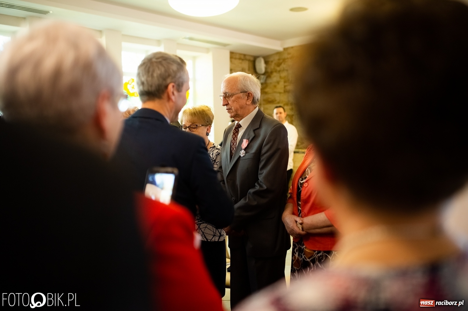 Zdjęcie w galerii na portalu naszraciborz.pl: Pół wieku razem. Złote gody w raciborskim USC [FOTO i WIDEO] wiadomości z regionu