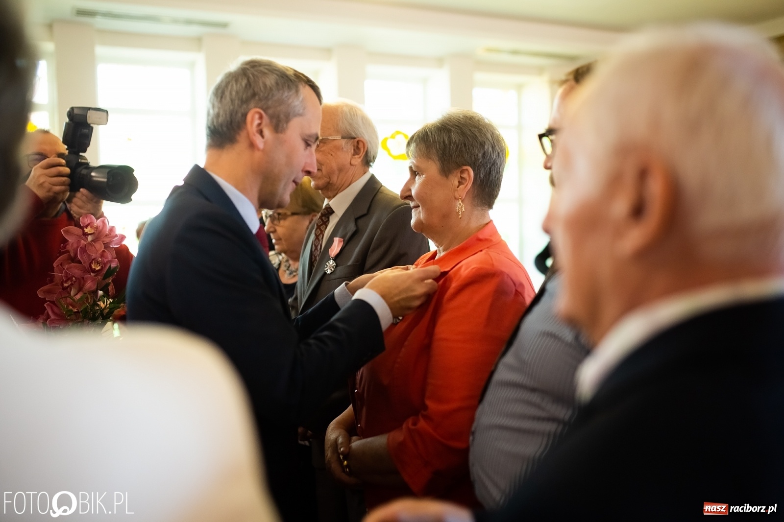 Zdjęcie w galerii na portalu naszraciborz.pl: Pół wieku razem. Złote gody w raciborskim USC [FOTO i WIDEO] wiadomości z regionu