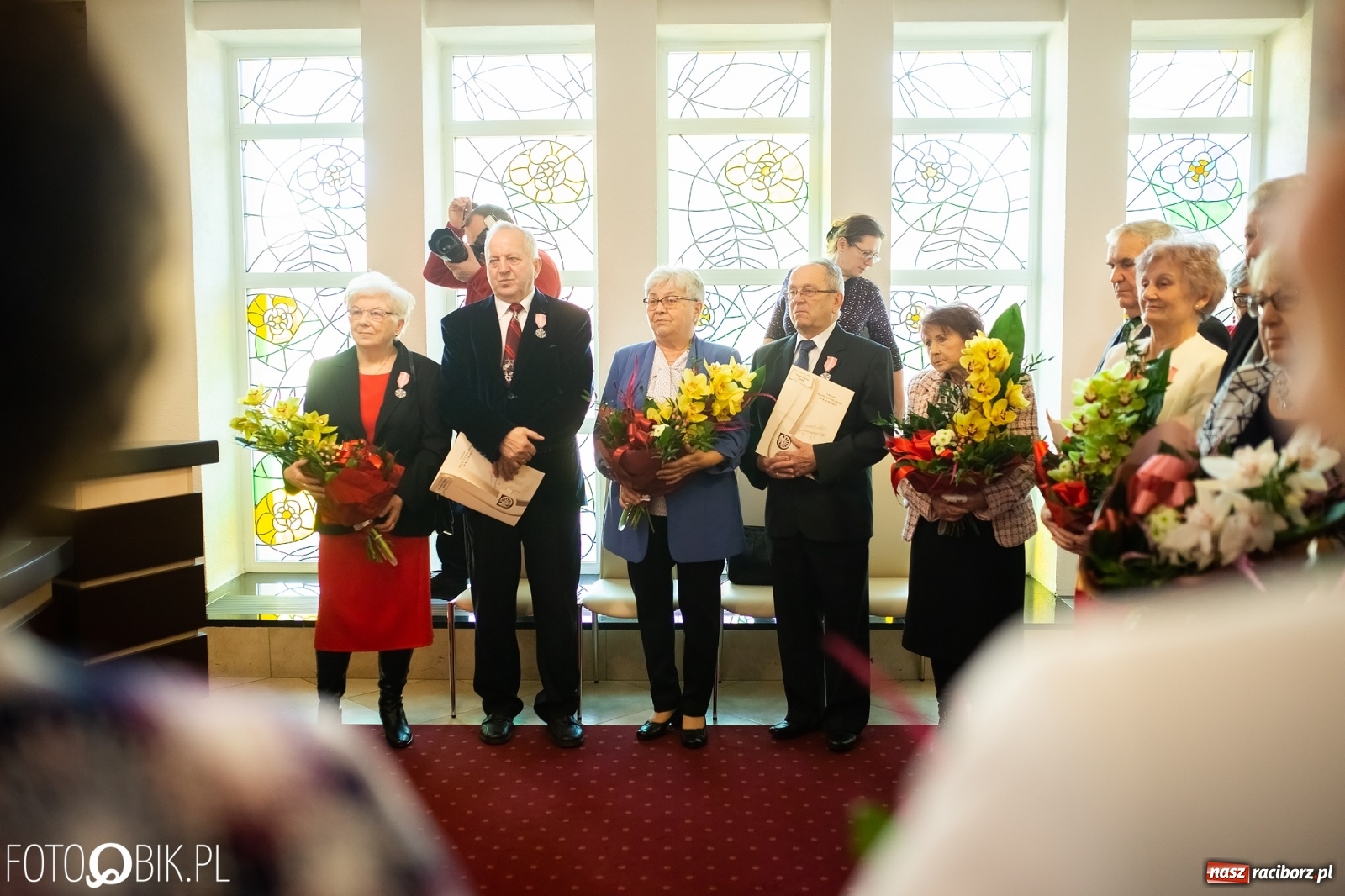 Zdjęcie w galerii na portalu naszraciborz.pl: Pół wieku razem. Złote gody w raciborskim USC [FOTO i WIDEO] wiadomości z regionu
