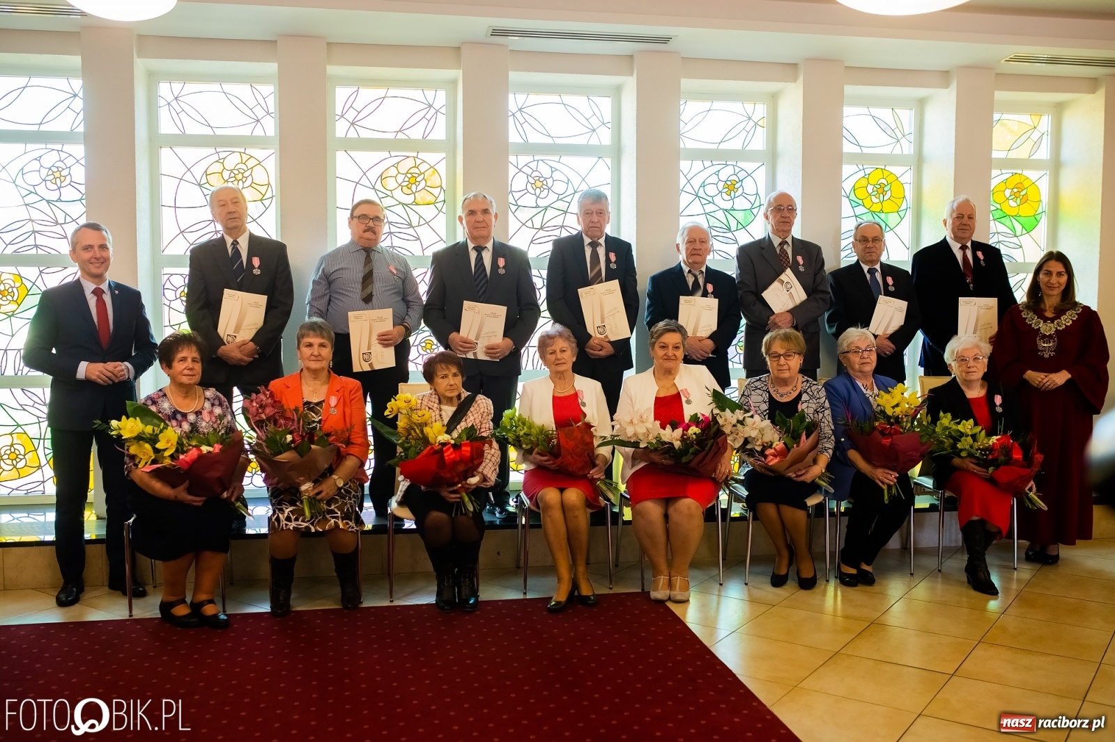 Zdjęcie w galerii na portalu naszraciborz.pl: Pół wieku razem. Złote gody w raciborskim USC [FOTO i WIDEO] wiadomości z regionu