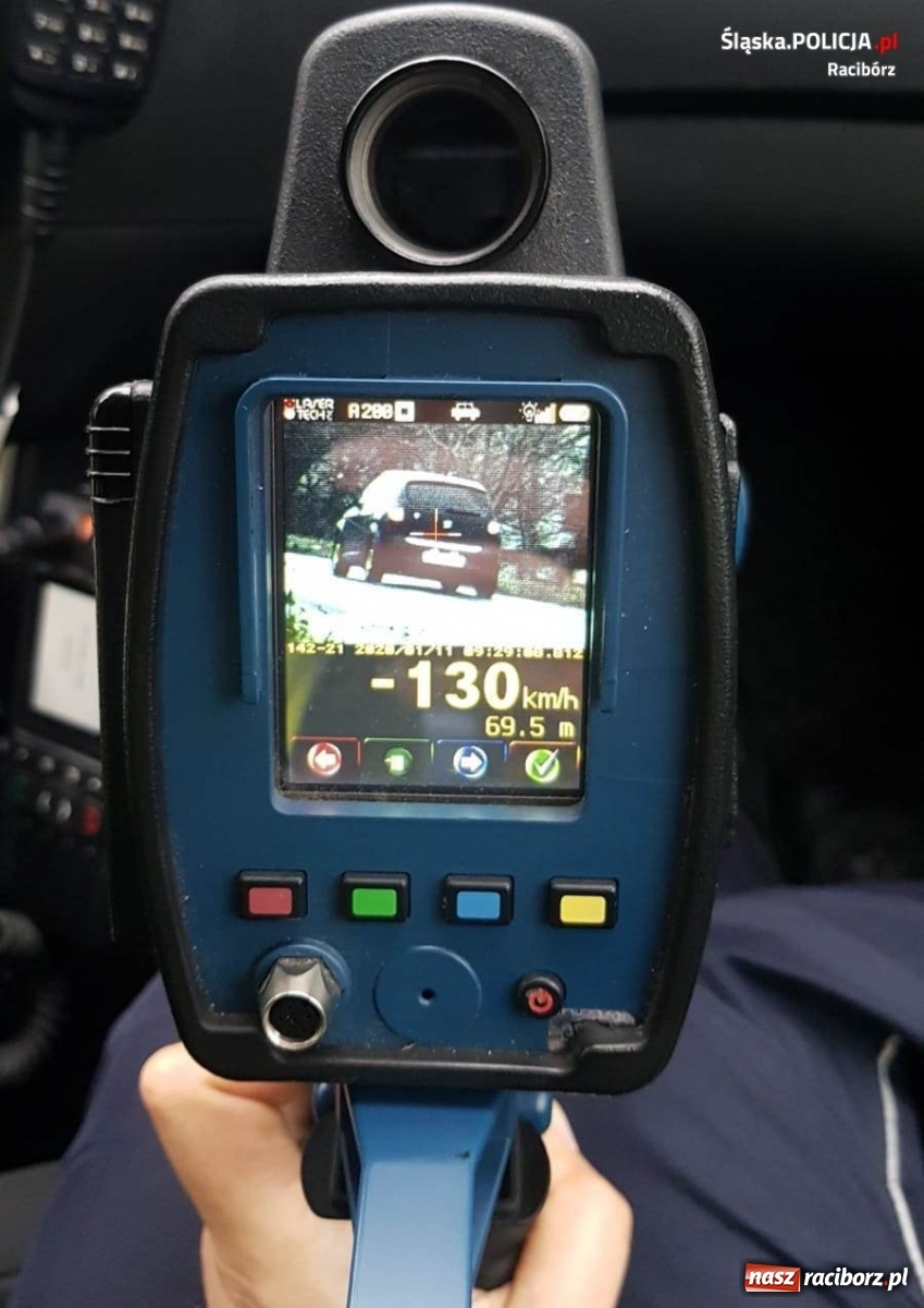 Zdjęcie w galerii na portalu naszraciborz.pl: Pirat drogowy namierzony na Rybnickiej. Stracił prawo jazdy  wiadomości z regionu