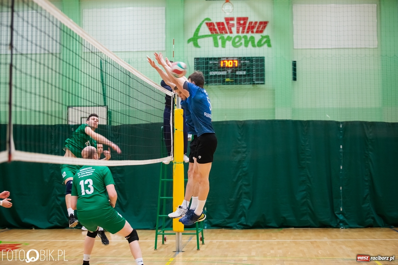 Zdjęcie w galerii na portalu naszraciborz.pl: Akademickie Mistrzostwa Śląska w siatkówce w Arenie Rafako wiadomości z regionu