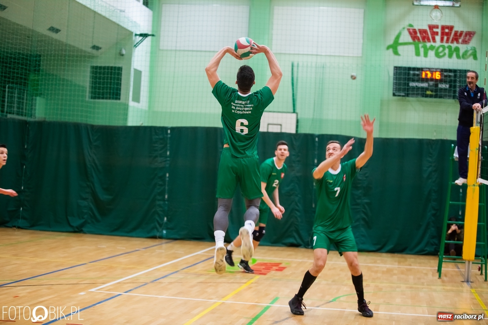 Zdjęcie w galerii na portalu naszraciborz.pl: Akademickie Mistrzostwa Śląska w siatkówce w Arenie Rafako wiadomości z regionu