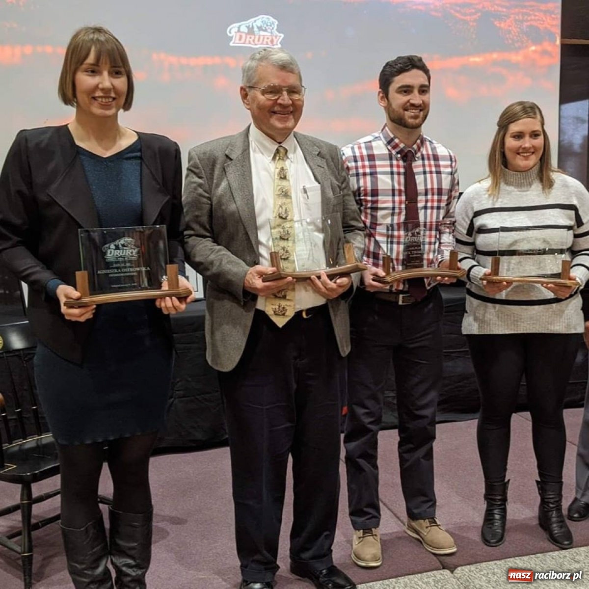 Zdjęcie w galerii na portalu naszraciborz.pl: Agnieszka Ostrowska w Galerii Sław Uniwersytetu Drury wiadomości z regionu