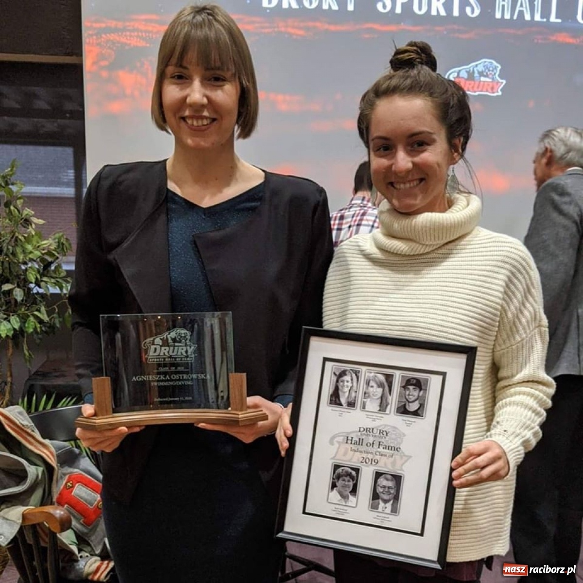Zdjęcie w galerii na portalu naszraciborz.pl: Agnieszka Ostrowska w Galerii Sław Uniwersytetu Drury wiadomości z regionu
