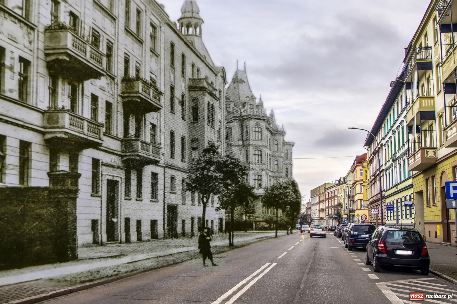 Zdjęcie w galerii na portalu naszraciborz.pl: Racibórz wczoraj i dziś. Nowe fotomontaże [FOTO] wiadomości z regionu