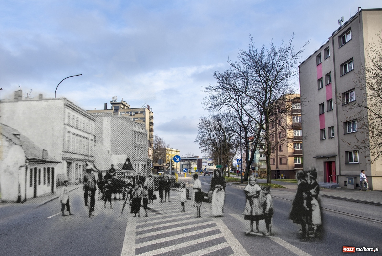 Zdjęcie w galerii na portalu naszraciborz.pl: Racibórz wczoraj i dziś. Nowe fotomontaże [FOTO] wiadomości z regionu
