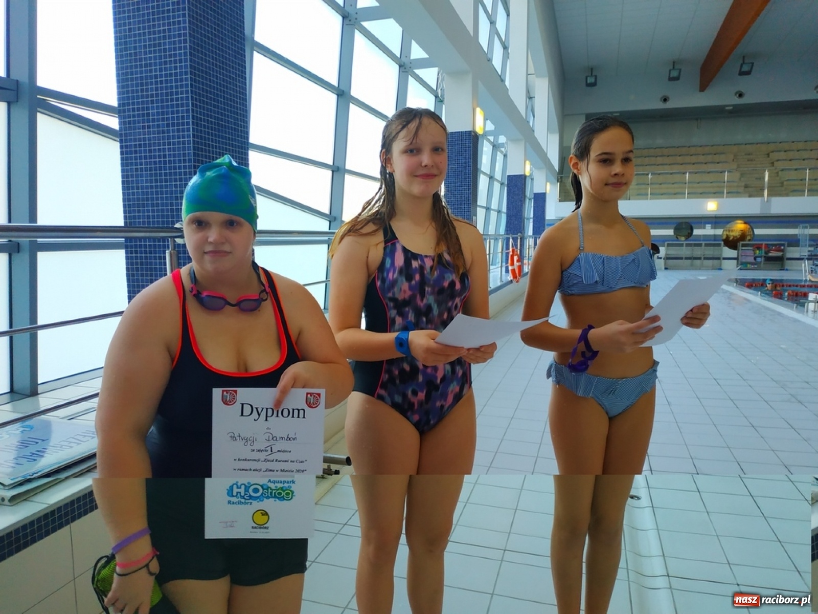 Zdjęcie w galerii na portalu naszraciborz.pl: Zjazd rurami na czas. Wodna rywalizacja w ramach Zimy w Mieście wiadomości z regionu