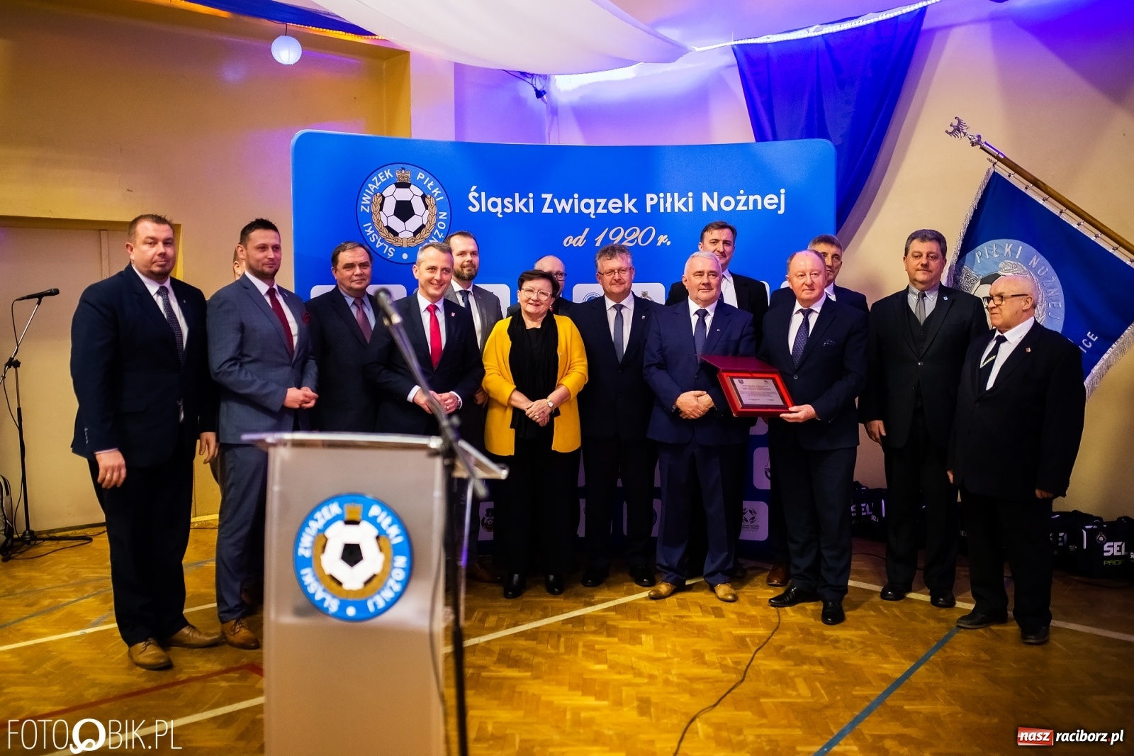 Zdjęcie w galerii na portalu naszraciborz.pl: Gala Jubileuszowa 100-lecia Śląskiego Związku Piłki Nożnej wiadomości z regionu