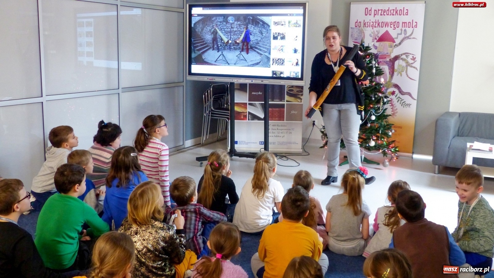 Zdjęcie w galerii na portalu naszraciborz.pl: Młodzi czytelnicy w podróży. Ferii z biblioteką ciąg dalszy wiadomości z regionu