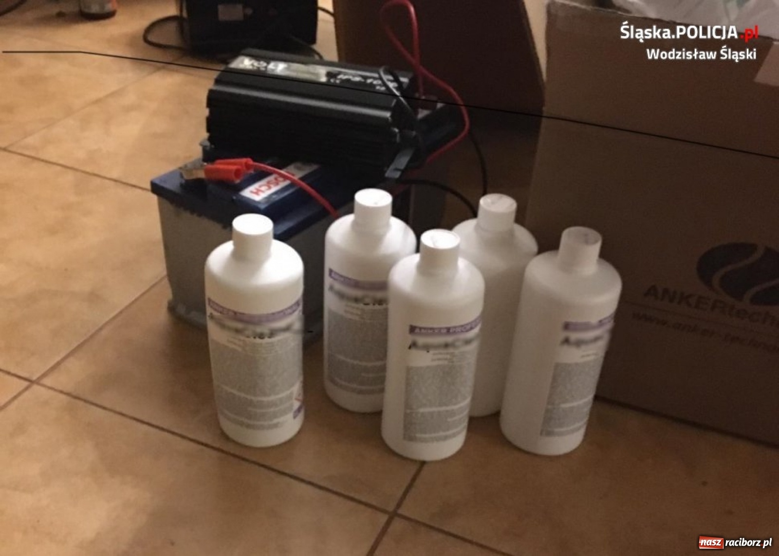 Zdjęcie w galerii na portalu naszraciborz.pl: Niedaleko Raciborza zlikwidowano laboratorium metamfetaminy [FOTO] wiadomości z regionu