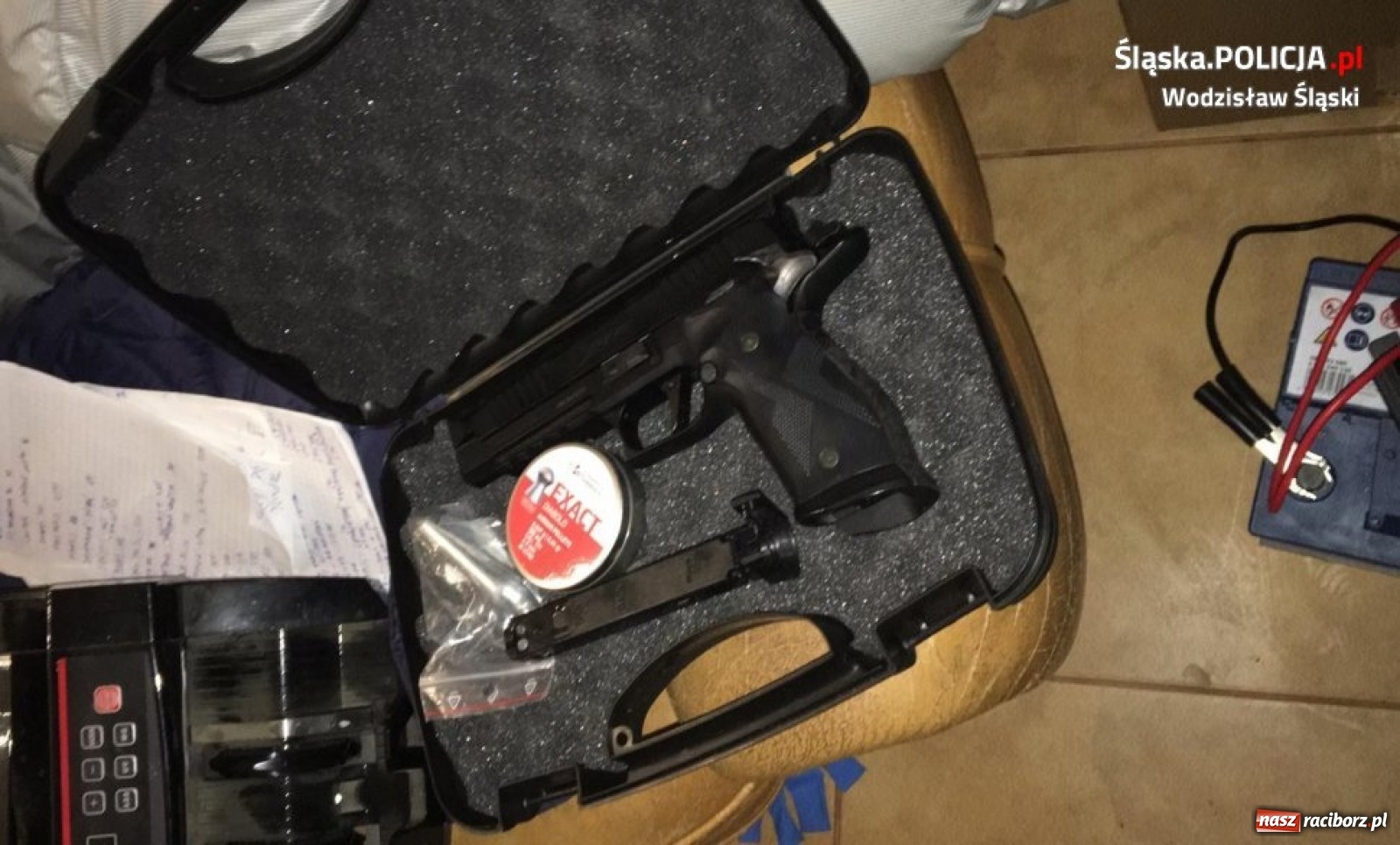 Zdjęcie w galerii na portalu naszraciborz.pl: Niedaleko Raciborza zlikwidowano laboratorium metamfetaminy [FOTO] wiadomości z regionu