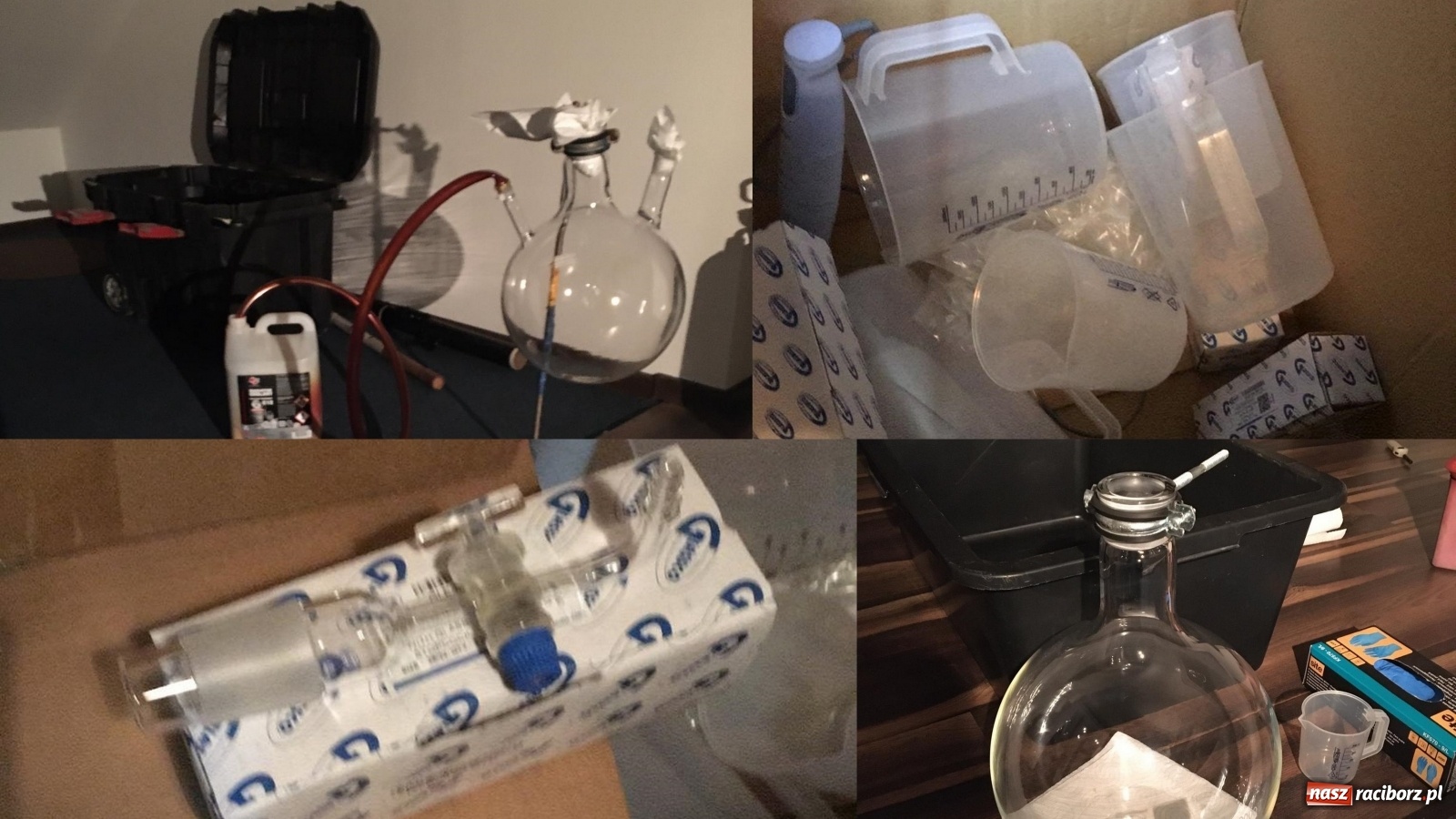 Zdjęcie w galerii na portalu naszraciborz.pl: Niedaleko Raciborza zlikwidowano laboratorium metamfetaminy [FOTO] wiadomości z regionu