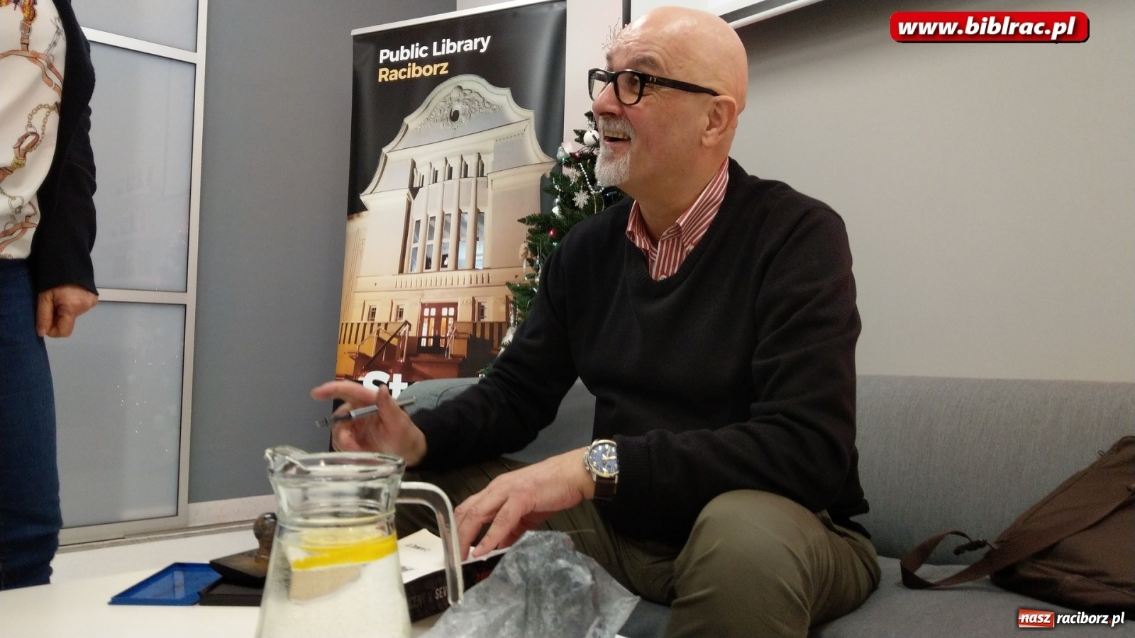 Zdjęcie w galerii na portalu naszraciborz.pl: Zawód szpieg. Vincent V. Severski gościł w raciborskiej książnicy wiadomości z regionu