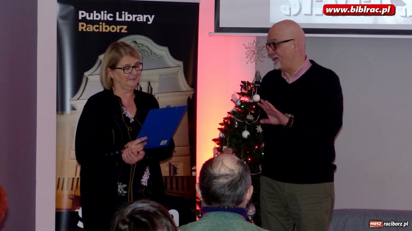 Zdjęcie w galerii na portalu naszraciborz.pl: Zawód szpieg. Vincent V. Severski gościł w raciborskiej książnicy wiadomości z regionu